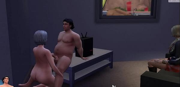  Jogo Sims 4 casal tarado com novinha